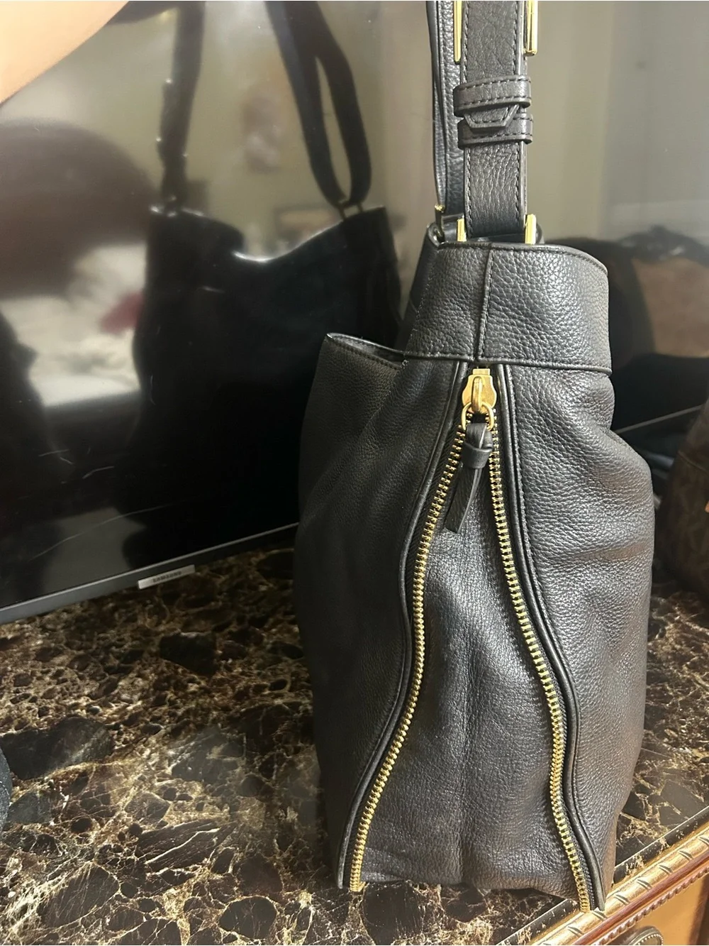 Tory Burch soft pebbled
